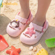 巴拉巴拉兒童洞洞鞋男女童卡通涼拖鞋夏季室內eva軟底寶寶拖鞋外穿沙灘鞋