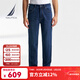 諾帝卡（NAUTICA）【商場(chǎng)同款】秋冬新款舒適保暖內里加絨牛仔褲男PO4400 海軍藍4ES 33