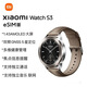 小米（MI）智能手表Watch S3運動(dòng)健康心率監測eSIM通話(huà)定位NFC門(mén)禁現貨 Watch S3 黑色 watch S3 eSIM【99新】