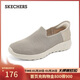 斯凱奇（Skechers）閃穿鞋女鞋夏季透氣休閑運動(dòng)鞋一腳蹬軟底淺口懶人健步鞋124641