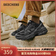 斯凱奇（Skechers）新年禮物男鞋冬厚底增高老爹鞋復古運動(dòng)鞋舒適戶(hù)外休閑鞋237121