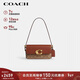 蔻馳（COACH）【品牌直供】女士ZOE手提單肩包腋下包紅棕色CAM19新年禮物