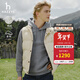 哈吉斯（HAZZYS）男裝 冬款羽絨服背心【PHIZ系列】羽絨馬甲男ASFZU0BDI02 乳白色IV L (175/96A 48)