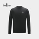 比音勒芬【雙面針織肌理】春秋休閑上衣印花立體肩袖舒適圓領(lǐng)長(cháng)袖T恤男士