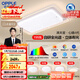歐普照明（OPPLE）護眼全光譜吸頂燈客廳燈LED滿(mǎn)天星高亮線(xiàn)條簡(jiǎn)約奶油風(fēng)包安裝套餐1