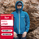 mont·bell 雨舞者沖鋒衣男款戶(hù)外超輕單層防風(fēng)防水硬殼衣連帽外套 1128618 水手藍SLBL L