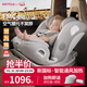 工匠伯伯兒童安全座椅汽車(chē)用0-6-12歲i-Size認證嬰兒寶寶車(chē)載通風(fēng)加熱 新國標 【Luna MAX+智能3.0】摩登灰