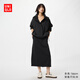 優(yōu)衣庫女裝運動(dòng)長(cháng)裙/半身裙裙子487000 09 黑色 M