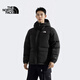 The North Face北面羽絨服男戶(hù)外防潑保暖鵝絨8GKG 黑色/JK3 L