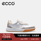 愛(ài)步（ECCO）休閑鞋女鞋 流行百搭球鞋平底板鞋 街頭球鞋272813 巖石灰/白色/灰白色/石灰色 37