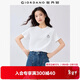 佐丹奴短袖T恤女夏季純棉可愛(ài)動(dòng)物頭像刺繡圓領(lǐng)上衣13325324