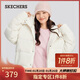 斯凱奇（Skechers）新年禮物羽絨服冬季連帽保暖外套休閑短款大衣男女同款L324U154
