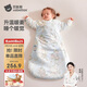 貝肽斯嬰兒睡袋暖姜恒溫兒童一體睡袋嬰幼兒防踢被睡衣冬季加厚弗里德XL