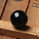 PURE GIRL 7A級天然純黑烏金黑曜石散珠圓珠單顆 水晶手工貔貅手鏈diy材料 7A烏金黑曜石10mm一顆