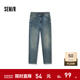 森馬（Semir）牛仔|森馬牛仔褲男經(jīng)典復古小腳褲顯瘦顯高長(cháng)褲秋冬季褲子百搭 牛仔黃泥染80325 33