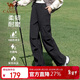 駱駝戶(hù)外軟殼褲女加絨保暖鎖溫防風(fēng)防潑水抗靜電徒步傘兵登山褲