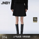 JNBY/江南布衣春秋半身裙簡(jiǎn)約純色通勤風(fēng)休閑立體A型淑女5O1D10200 001/本黑 S