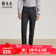雅戈爾（YOUNGOR）牛仔褲男特殊后整理工藝斜紋外觀(guān)柔軟手感上身體感舒適2025新品 深灰VCXZ319923CWY 35 180/88A （2尺7）90cm
