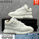 SUSTYLE高幫男鞋2026秋季新款真皮舒適休閑運動(dòng)鞋時(shí)尚百搭時(shí)尚增高白鞋 白色增高版 41 注:本款尺碼偏大建議拍小一碼