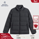 布克兄弟（BrooksBrothers）男士25秋冬新品白鴨絨蓬松面包羽絨服 0003-深灰色 L