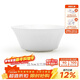 瑪戈隆特 餐具碗面碗湯碗飯碗家用餐菜盤(pán)家用盤(pán)碟圓型碗果盤(pán)餐盤(pán)成人家用多系列多規格自由組合碗玉蘭本色 22.5cm湯碗（8.9”玉蘭浮雕碗）
