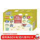 認知啟蒙布書(shū)禮盒：水果+蔬菜+陸地+海洋動(dòng)物+衣服+交通（6個(gè)月-2歲嬰幼兒每?jì)愿窖滥z，贈純棉收納袋+身高尺，安全材質(zhì)防撕可啃咬）