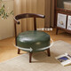 家逸實(shí)木旋轉小椅子家用凳子矮凳靠背成人旋轉凳客廳沙發(fā)凳換鞋凳