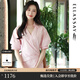 歌力思（ELLASSAY）夏新款棉不規則多巴胺穿搭春日約會(huì )粉色襯衫連衣裙女 裸粉色 XS