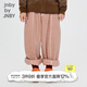 jnby by JNBY江南布衣童裝全棉直筒褲牛仔長(cháng)褲可愛(ài)秋冬男女童兒童1O9E10930 671/灰粉 100cm