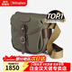 白金漢（Billingham）Hadley Digital 單反微單相機攝影包單肩斜挎旅行便攜包適用于徠卡Q3哈蘇X2D2索尼富士相機收納包 灰綠色尼龍/巧克力色皮 501348-54 官方標配