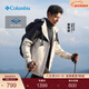 Columbia蔣奇明同款哥倫比亞戶(hù)外情侶防水沖鋒衣徒步外套XE3734 278男女同款 米白色拼黑色 M(175/96A)
