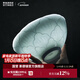 景德鎮（jdz）官方高溫陶瓷碗盤(pán)餐具影青瓷無(wú)鉛純色餐盤(pán)飯碗碟高檔喬遷新年禮物 影青-6.5英寸面碗（兩只裝）