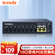 Tenda騰達10口百兆8口PoE供電交換機 雙上聯(lián)企業(yè)監控專(zhuān)用 網(wǎng)絡(luò )交換器網(wǎng)線(xiàn)分線(xiàn)器一分八 S10PC