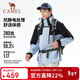 駱駝（CAMEL）【風(fēng)暴鎧甲】三防沖鋒衣拼色三合一登山服 734CAEO611A