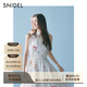 SNIDEL【精英衣櫥】蝴蝶結系帶荷葉邊無(wú)袖連衣裙SWFO252071 花朵圖案 L (2)