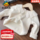 G.duck小黃鴨女童加絨打底衫2025秋冬季新款兒童秋裝寶寶內搭打底上衣 米白色上衣 100 碼（建議身高90-100cm）