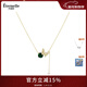 Eternelle法國永恒蝴蝶項鏈輕奢小眾高級感簡(jiǎn)約銀鎖骨鏈新年禮物 璀璨金色