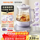 九陽(yáng)（Joyoung）1.5L全玻璃沸萃養生壺煮茶器 0膠水玻璃濾網(wǎng)燉盅 花茶壺燒水保溫一體全自動(dòng)恒溫電熱水壺15WY10J