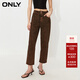 ONLY夏季時(shí)尚通勤風(fēng)高腰男友褲九分褲牛仔褲女|124249004 E10 小島棕色 L 170/72A