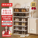 京東京造 鞋柜 免安裝鞋盒入戶(hù)門(mén)可折疊鞋柜家用一體柜防塵鞋架 2列12格