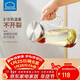 樂(lè )扣樂(lè )扣（LOCK&LOCK）涼水壺耐熱玻璃水壺泡茶檸檬水果水杯子家用大容量玻璃茶水杯1.6L