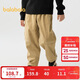 巴拉巴拉童裝男童長(cháng)褲加絨中大童褲子秋冬燈芯絨保暖蘿卜長(cháng)褲208424108105