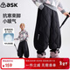 ASK JUNIOR兒童保暖羽絨褲25冬季中大童束腳燈籠褲女童褲子休閑褲 黑色
