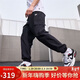 耐克（NIKE）男運動(dòng)褲 春秋款 戶(hù)外工裝褲 直筒梭織HJ1991-010黑色 M