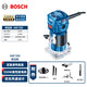 博世（BOSCH）修邊機GKF550多功能雕刻機倒裝電木銑小鑼機開(kāi)孔開(kāi)槽工具220V插電 GKF550 木工修邊機