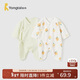 童泰（TONGTAI）嬰兒連體衣夏季新生兒衣服寶寶家居內衣蝴蝶衣2件裝 綠色66cm