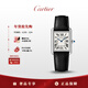 卡地亞（Cartier）坦克系列中性手表白盤(pán)皮帶33.7x25.5mmWSTA0109/WSTA0136禮物
