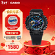 卡西歐（CASIO） G-SHOCK 金屬系列小鋼炮GM-110時(shí)尚運動(dòng)男士手表防水防震 GM-110B-1APR-200M防水