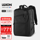 樂(lè )上（LEXON）商務(wù)雙肩包男雙隔層15.6/16英寸電腦包筆記本旅行包書(shū)包PU材質(zhì)