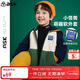 ASK JUNIOR男童外套2026春小童撞色搖粒絨外套兒童學(xué)院風(fēng)連帽上衣 藏青色90